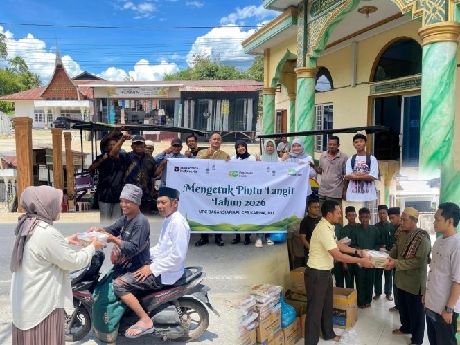
 PT Pegadaian Kantor Wilayah II Pekanbaru kembali melaksanakan kegiatan sosial dan spiritual bertajuk “Mengetuk Pintu Langit” pada Jumat, 17 April 2026.