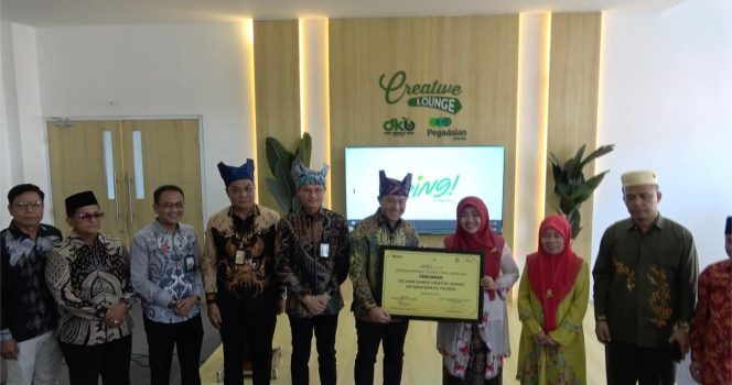 
 Peresmikan Gade Creative Lounge di kampus Universitas Islam Negeri (UIN) Imam Bonjol Padang, Kamis (7/5/2026).
